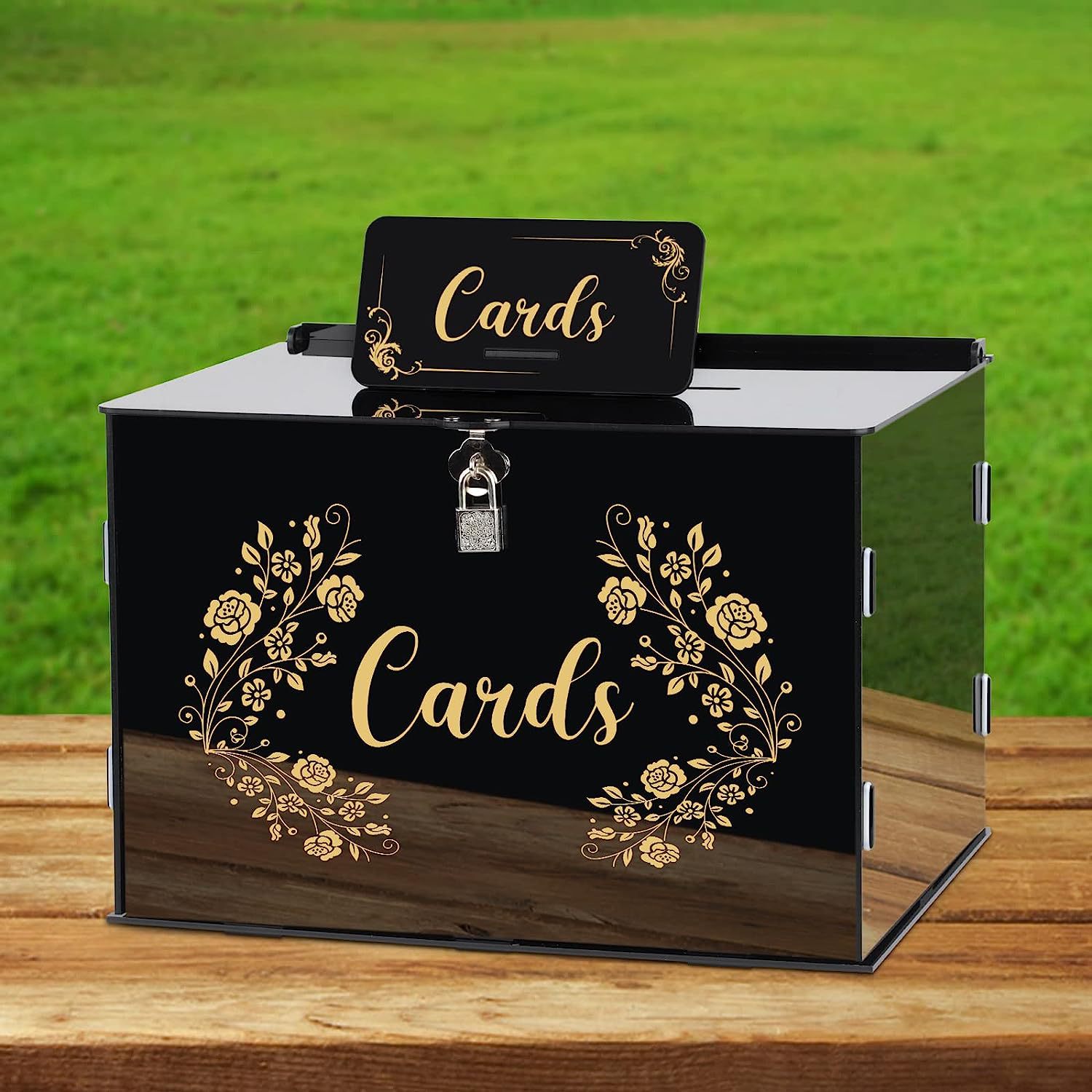 1 шт. акриловая коробка для св – обзор и цена Wedding Card Box