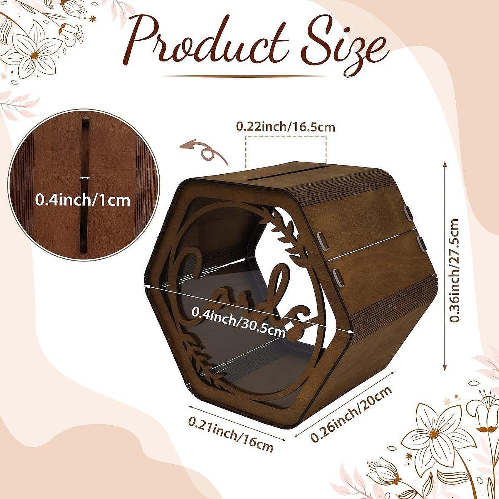 Деревянная коробка для подароч – обзор и цена Wedding Card Box