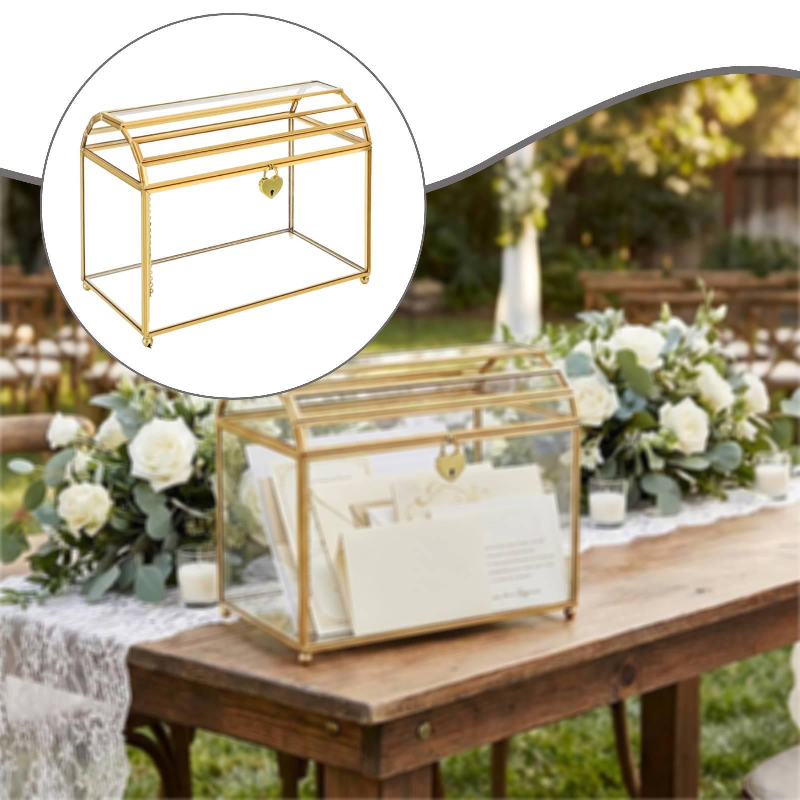 Стеклянная коробка для свадебн – обзор и цена Wedding Card Box