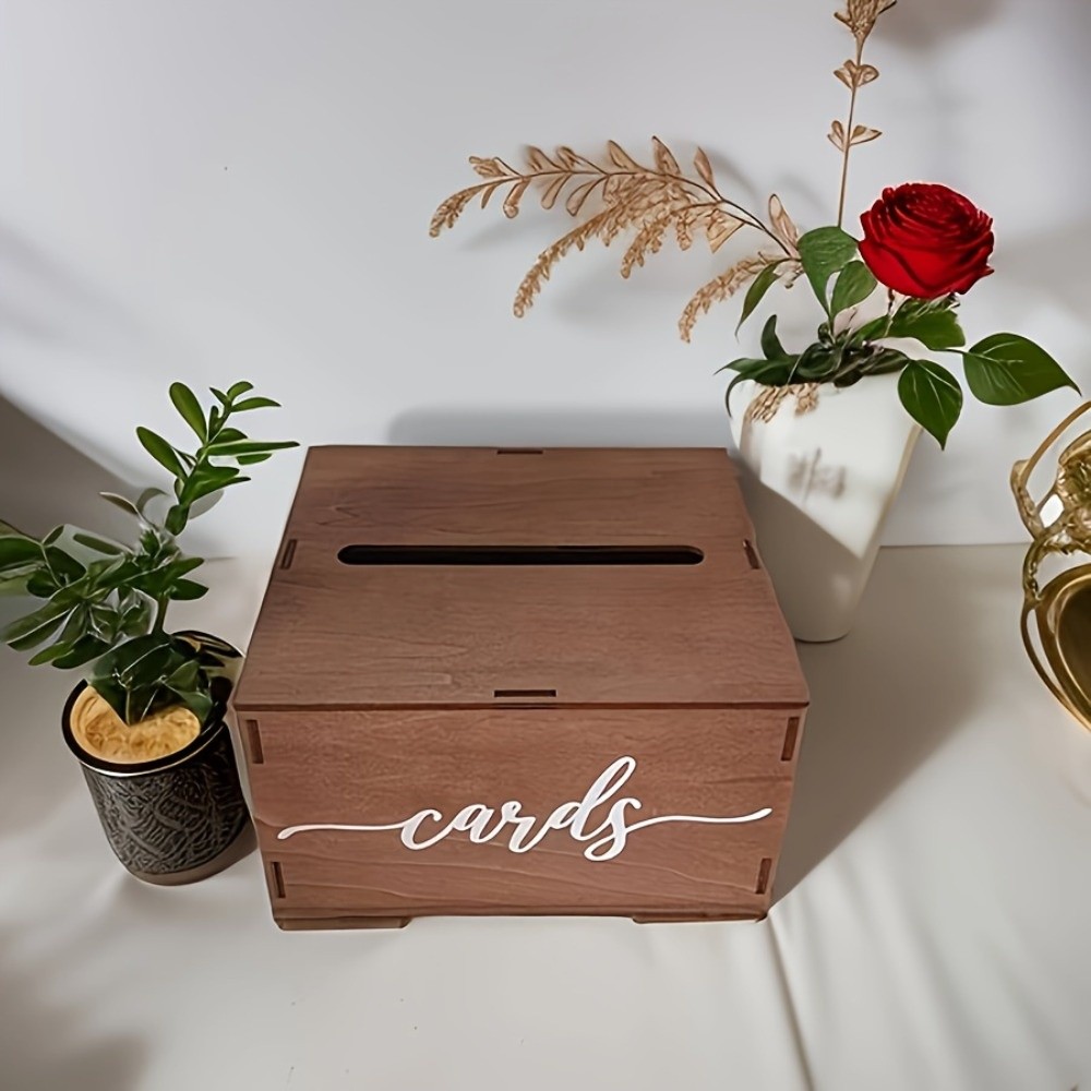 Новая деревянная коробка для с – обзор и цена Wedding Card Box