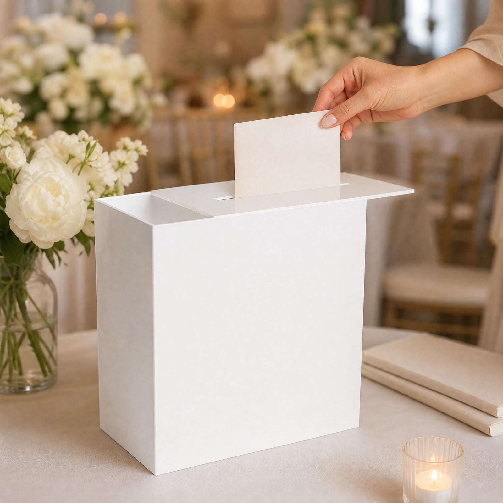 Прозрачная акриловая коробка д – обзор и цена Wedding Card Box